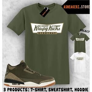 Tee Shirt Matching Aj 3 Family Affair To Match Krispy Kicks T-Shirt